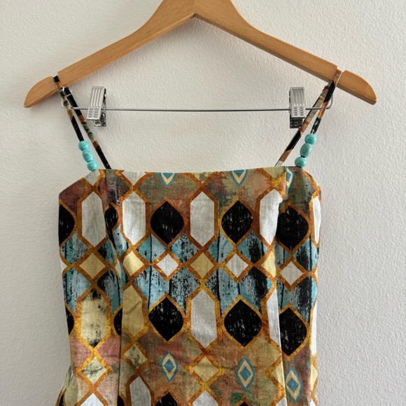 Christian Lacroix Linen Blend Cruz Mini Dress Size Small - Picture 7 of 12